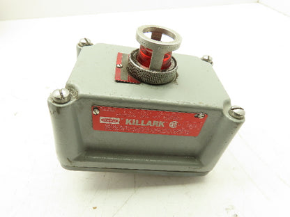 Killark FXCS-0B24-RL Red Pilot Light Indicator For Hazardous Location 125V Max