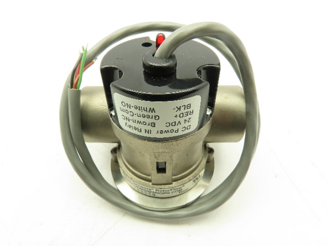 Gems Sensors 189519 RotorFlow Flow Monitor Sensor 24VDC 1"NPT RFS 2500 Stainless