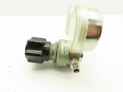 Veriflo IR400S Stainless Pressure Regulator Gas/Oxygen Dual Gauge 100 PSI