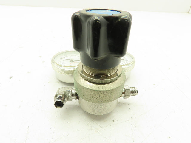 Veriflo IR400S Stainless Pressure Regulator Gas/Oxygen Dual Gauge 100 PSI