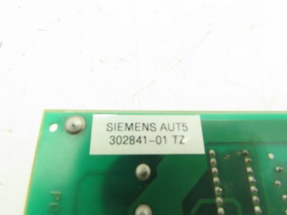Siemens 302841-01 TZ Servo Circuit Board Card Plug-In SNT 15/2S