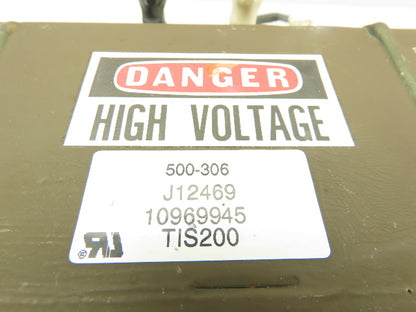 Transformer High/Low Voltage 240V/120V  500-306  J12469  TIS200 1PH
