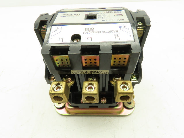 Hubbell 57300-225 Non Reversing AC Magnetic Contactor 80U 3-Pole 115V Coil 90A