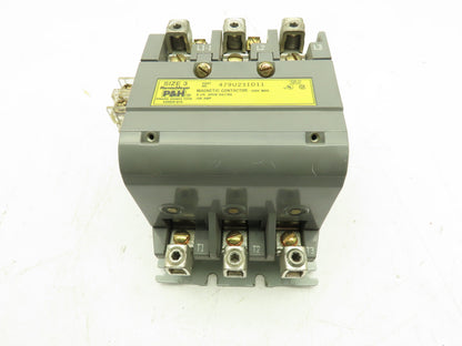 Harnischfeger 479U231D11 Contactor Starter Sz3  3-Pole 120V/240V Multi Volt Coil