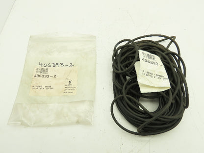 406393-2 O-Ring Gasket Seal Black Rubber EPDM 34.56" ID x .25" DIA Lot of 2