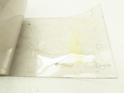 Clear Polyurethane Smooth Plastic Conveyor Belt 7-3/4" x 36'