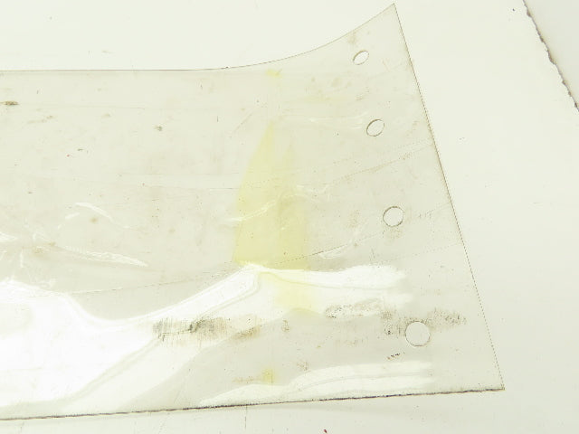 Clear Polyurethane Smooth Plastic Conveyor Belt 7-3/4" x 36'