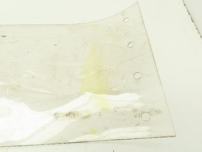 Clear Polyurethane Smooth Plastic Conveyor Belt 7-3/4" x 36'