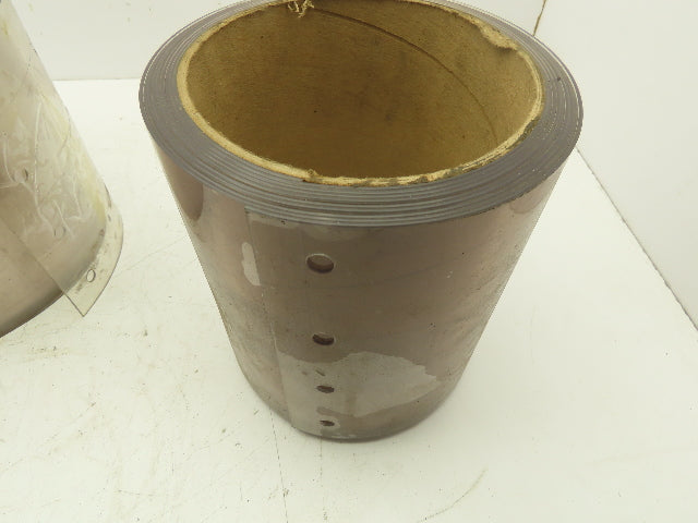 Clear Polyurethane Smooth Plastic Conveyor Belt 7-3/4" x 36'