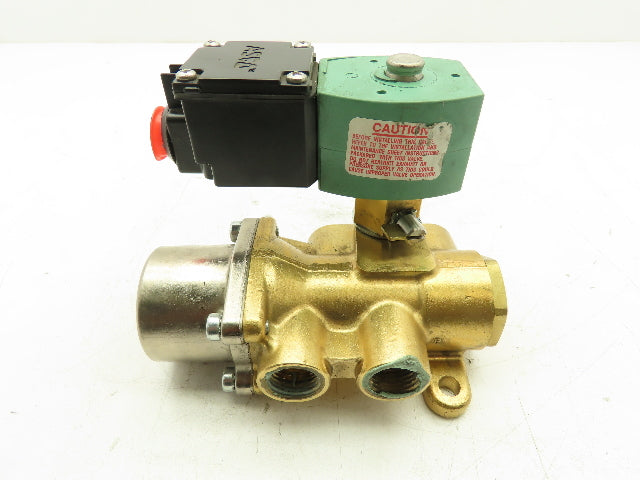 Asco Red Hat JKHX8344G074MFMO27248 Pneumatic Solenoid Valve 120V 1/2NPT 150PSI