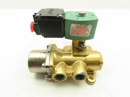 Asco Red Hat JKHX8344G074MFMO27248 Pneumatic Solenoid Valve 120V 1/2NPT 150PSI