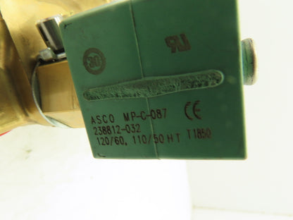 Asco Red Hat JKHX8344G074MFMO27248 Pneumatic Solenoid Valve 120V 1/2NPT 150PSI