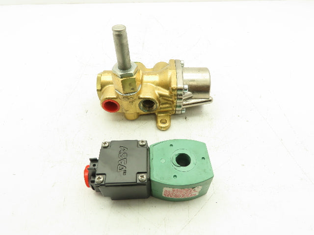 Asco Red Hat JKHX8344G074MFMO27248 Pneumatic Solenoid Valve 120V 1/2NPT 150PSI