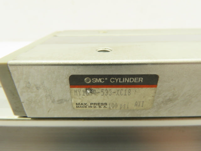 SMC MY1B40-533-XC18 Pneumatic Rodless Guided Cylinder Linear Actuator 40mm Bore
