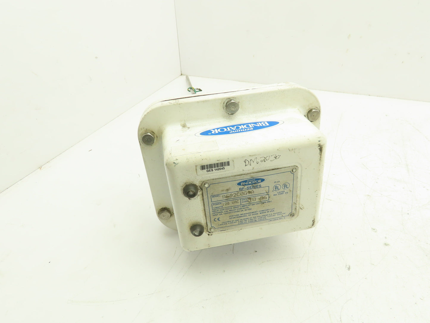 Bindicator RF92C0G1A Bin/Tank Leveling Probe RF Series 14" Probe 120V