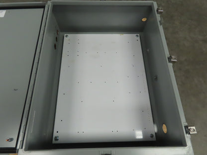 Hoffman A30H24CLP Junction Box Type 4 Encl. 30 x 24 x 10 In.(762 x 610 x 254 mm)