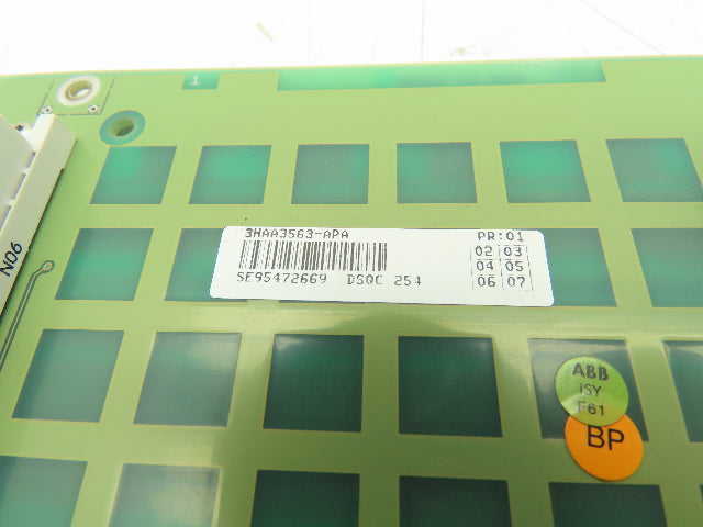 ABB 3HAA3563-APA Circuit Board Backplane  DSQC 254