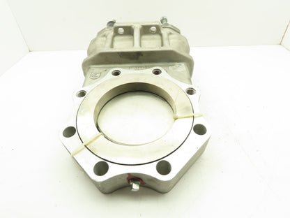 United Conveyor Corp 191992 Stainless 6" Knife Slide Gate Valve 8-Lug 40 PSI