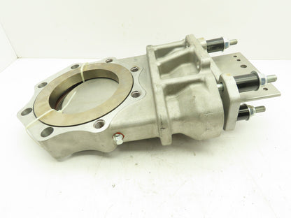 United Conveyor Corp 191992 Stainless 6" Knife Slide Gate Valve 8-Lug 40 PSI