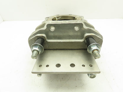 United Conveyor Corp 191992 Stainless 6" Knife Slide Gate Valve 8-Lug 40 PSI