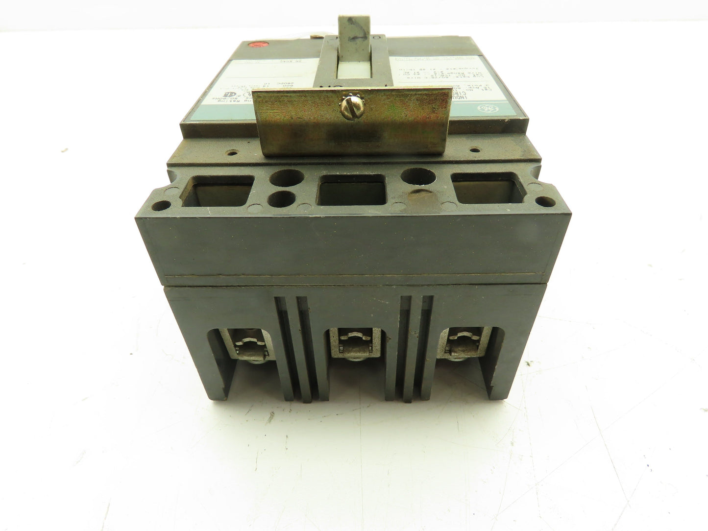 GE General Electric TED136015 Circuit Breaker 15A 3-Pole 3Ph 600V E150 TED Gray