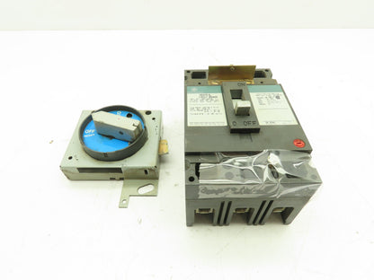 GE General Electric TED136015 Circuit Breaker 15A 3-Pole 3Ph 600V E150 TED Gray