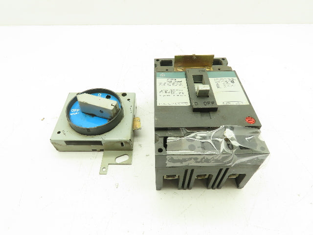 GE General Electric TED136015 Circuit Breaker 15A 3-Pole 3Ph 600V E150 TED Gray