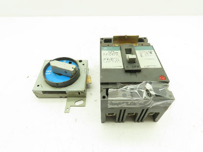 GE General Electric TED136015 Circuit Breaker 15A 3-Pole 3Ph 600V E150 TED Gray