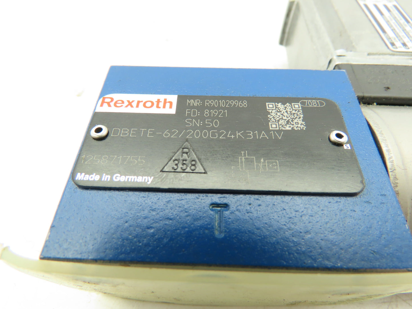 Rexroth DBETE-62/200G24K31A1V Hydraulic Proportional Pressure Relief Servo Valve