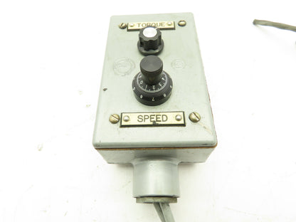 Killark FS-1 Adjustable Speed Torque Control Motor Control
