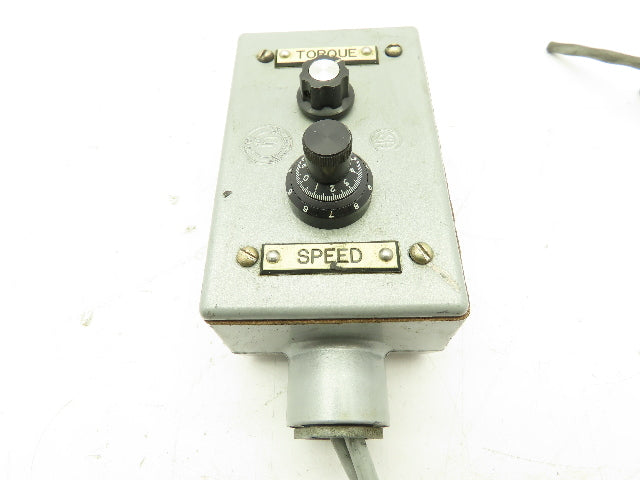 Killark FS-1 Adjustable Speed Torque Control Motor Control