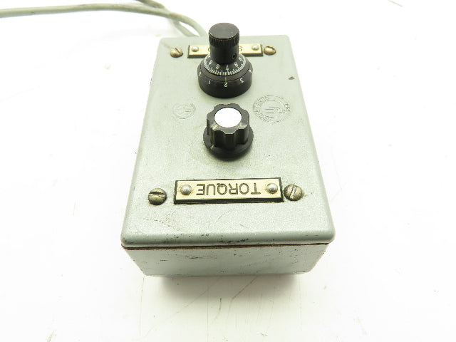 Killark FS-1 Adjustable Speed Torque Control Motor Control