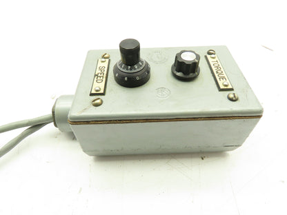 Killark FS-1 Adjustable Speed Torque Control Motor Control