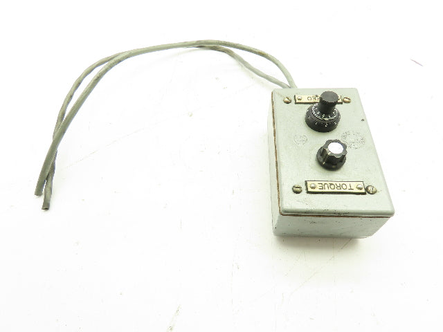 Killark FS-1 Adjustable Speed Torque Control Motor Control