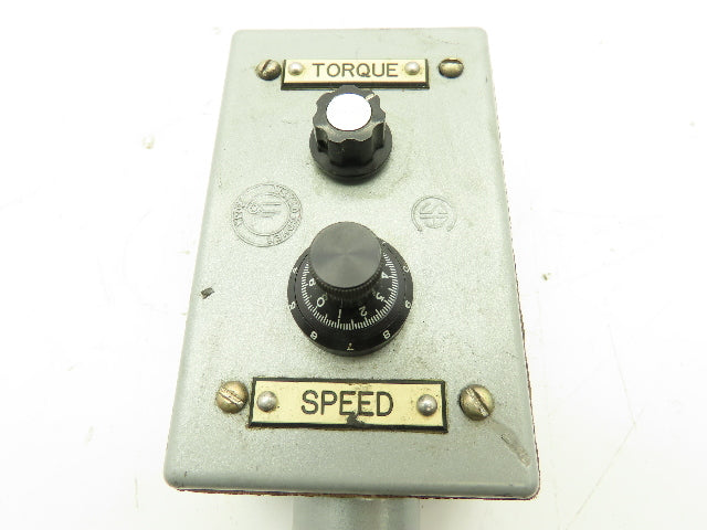 Killark FS-1 Adjustable Speed Torque Control Motor Control