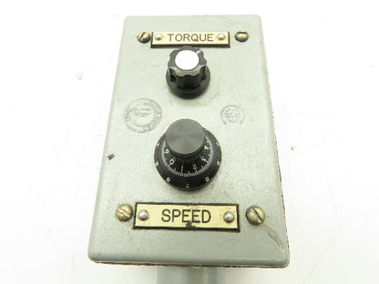 Killark FS-1 Adjustable Speed Torque Control Motor Control