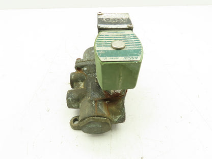 Asco Red Hat JKF8344G074MO Pneumatic Solenoid Valve 120V 150PSI 1/2" NPT 4-Way