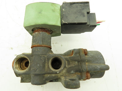 Asco Red Hat JKF8344G074MO Pneumatic Solenoid Valve 120V 150PSI 1/2" NPT 4-Way