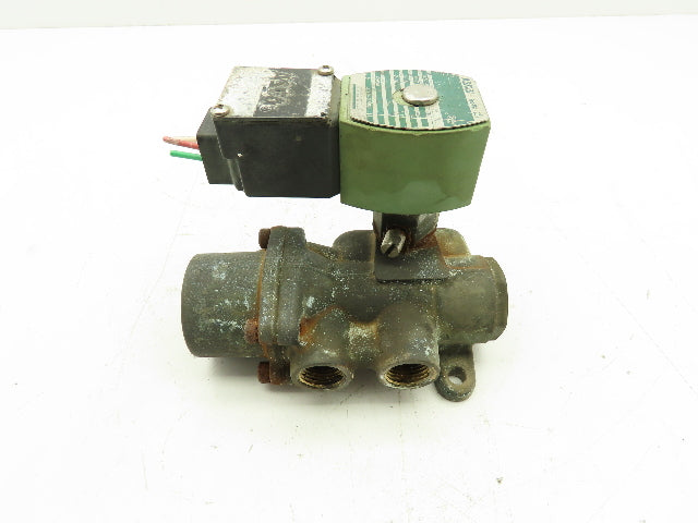 Asco Red Hat JKF8344G074MO Pneumatic Solenoid Valve 120V 150PSI 1/2" NPT 4-Way