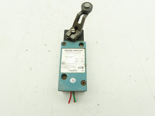 Micro Switch LSQA6B134 Heavy Duty Limit Switch w/Lever Arm 3/4 Roller 600V