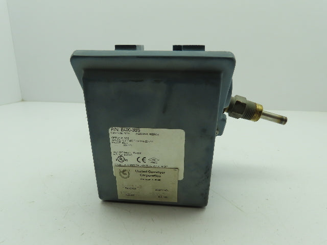 UE United Electric E400-3BS Temperature Switch CC2  100-400F SPDT Bulb Sensor