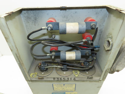 G E 65L323MB Dielektrol Capacitor w/Internal Discharge Resistors 480V 10KVAR 3PH