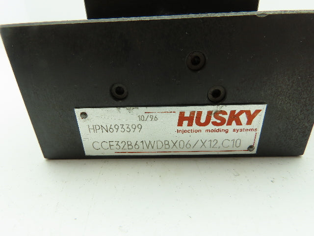 Husky Hydraulic Cartridge Valve CCE Sz 32 Cover Block  Relief/ Check Valve