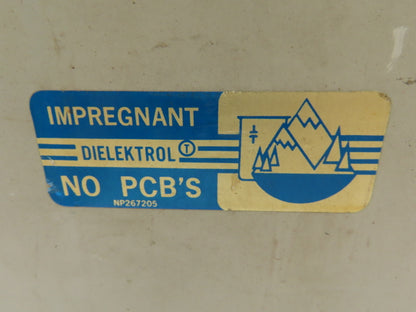 G E 55L344KD Dielektrol Capacitor w/Internal Discharge Resistors 480V 3PH NO LID