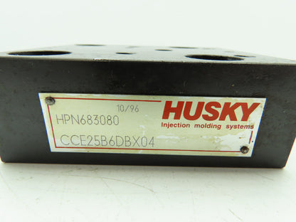 Husky CCE25B6DBX04 Hydraulic Cartridge Valve Cover Manifold Block CCE Sz 25