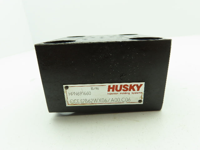 Husky CCE32B62WX06/A00.C06 Hydraulic Cartridge Valve Cover Block CCE Sz 32