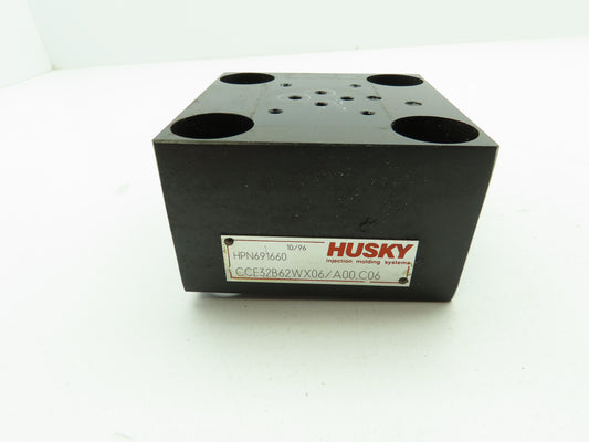 Husky CCE32B62WX06/A00.C06 Hydraulic Cartridge Valve Cover Block CCE Sz 32