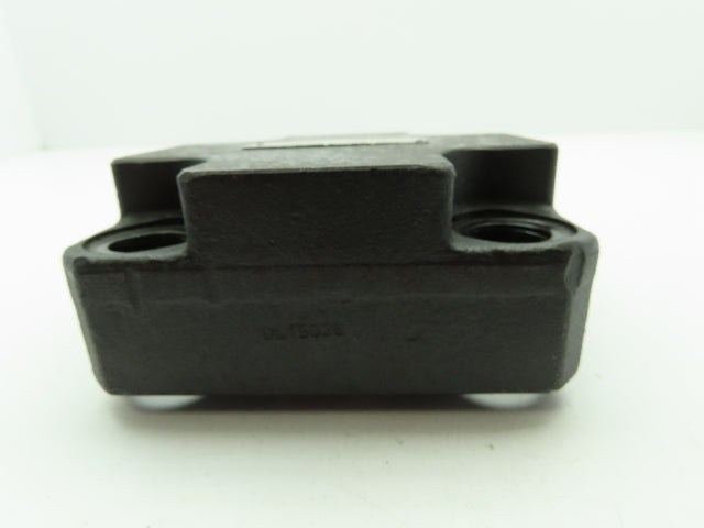 Husky CCE50B61W Hydraulic Cartridge Valve Cover Block CCE Sz 50