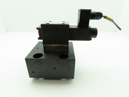 MOOG CCE50C11WX06  Hydraulic Proportional Cartridge Solenoid Valve 2-Way  Sz 50