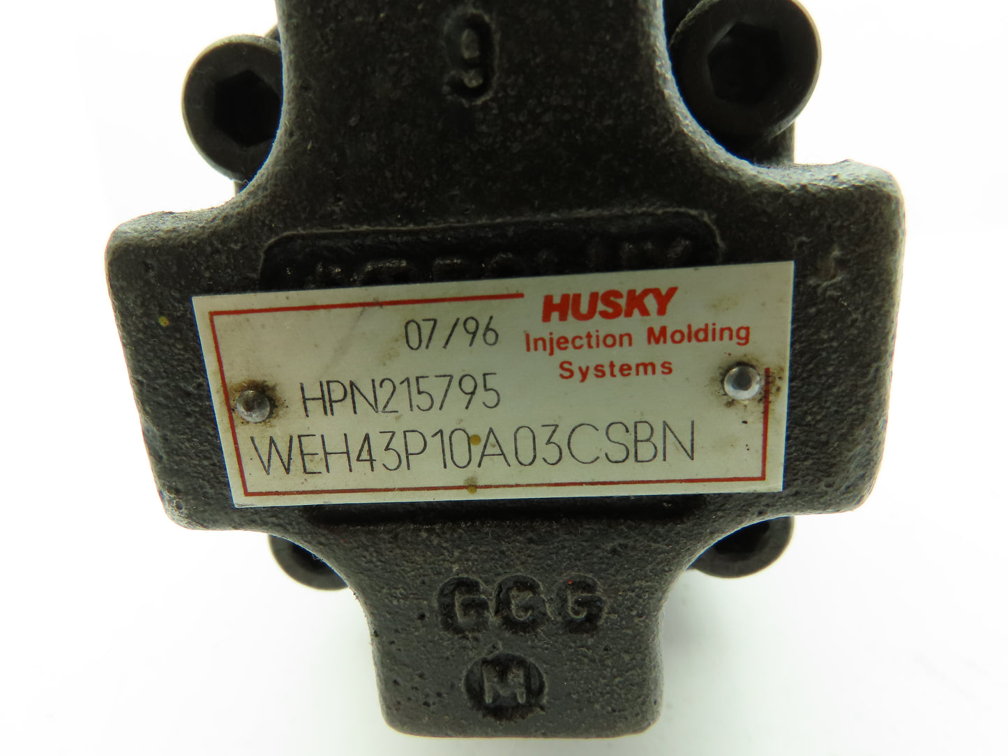 Husky Hydraulic Directional Proportional Double Solenoid Control Valve HPN676773